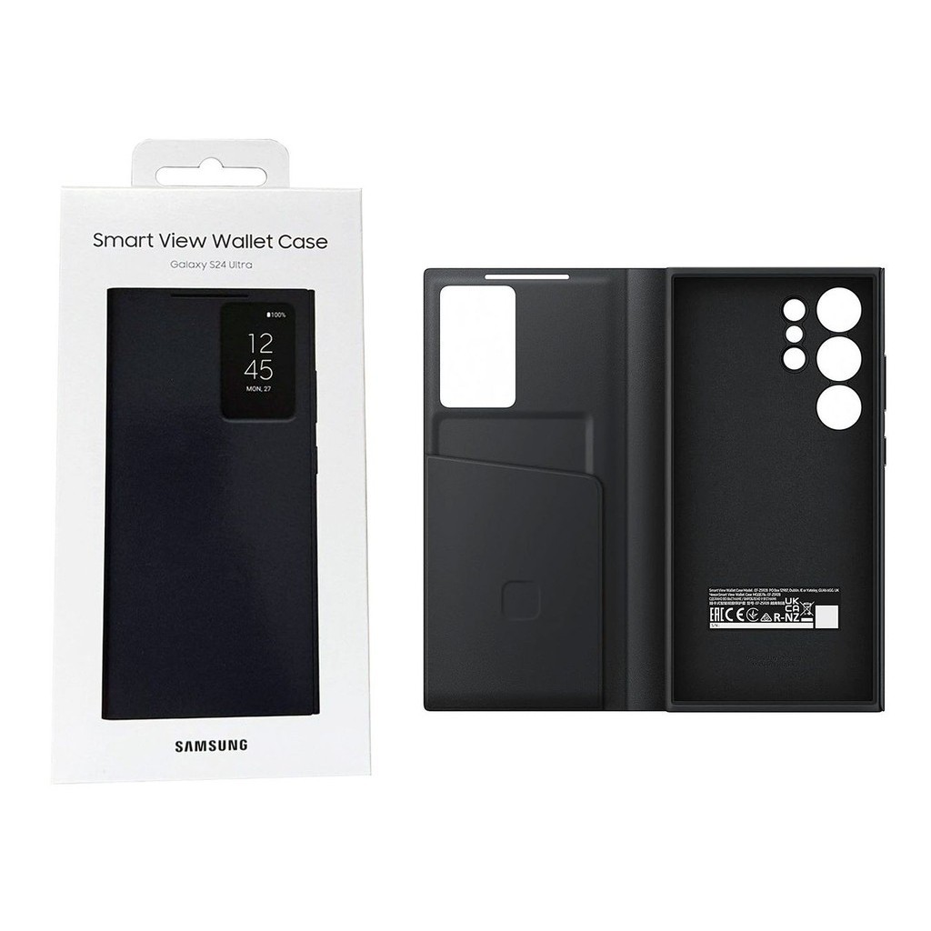 Samsung Galaxy S24 Ultra Smart View Wallet Case (Black), EF-ZS928CBEGWW