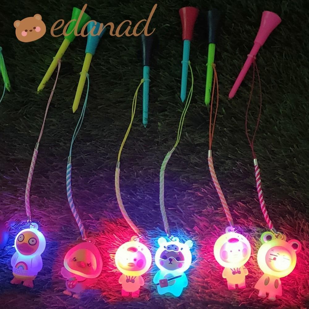 Edanad ที่ตั้งลูกกอล์ฟ LED พลาสติก สว่างมาก ขนาด 83 มม.