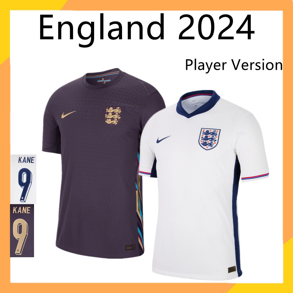 เสื้อกีฬาแขนสั้น ลายทีมชาติฟุตบอล England Jersey 2024 ชุดเยือน สําหรับผู้ชาย