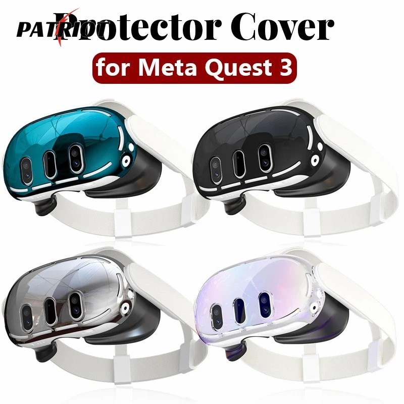 เคสป้องกันเลนส์กล้อง กันรอยขีดข่วน แบบเต็ม สําหรับ Meta Quest 3 VR
