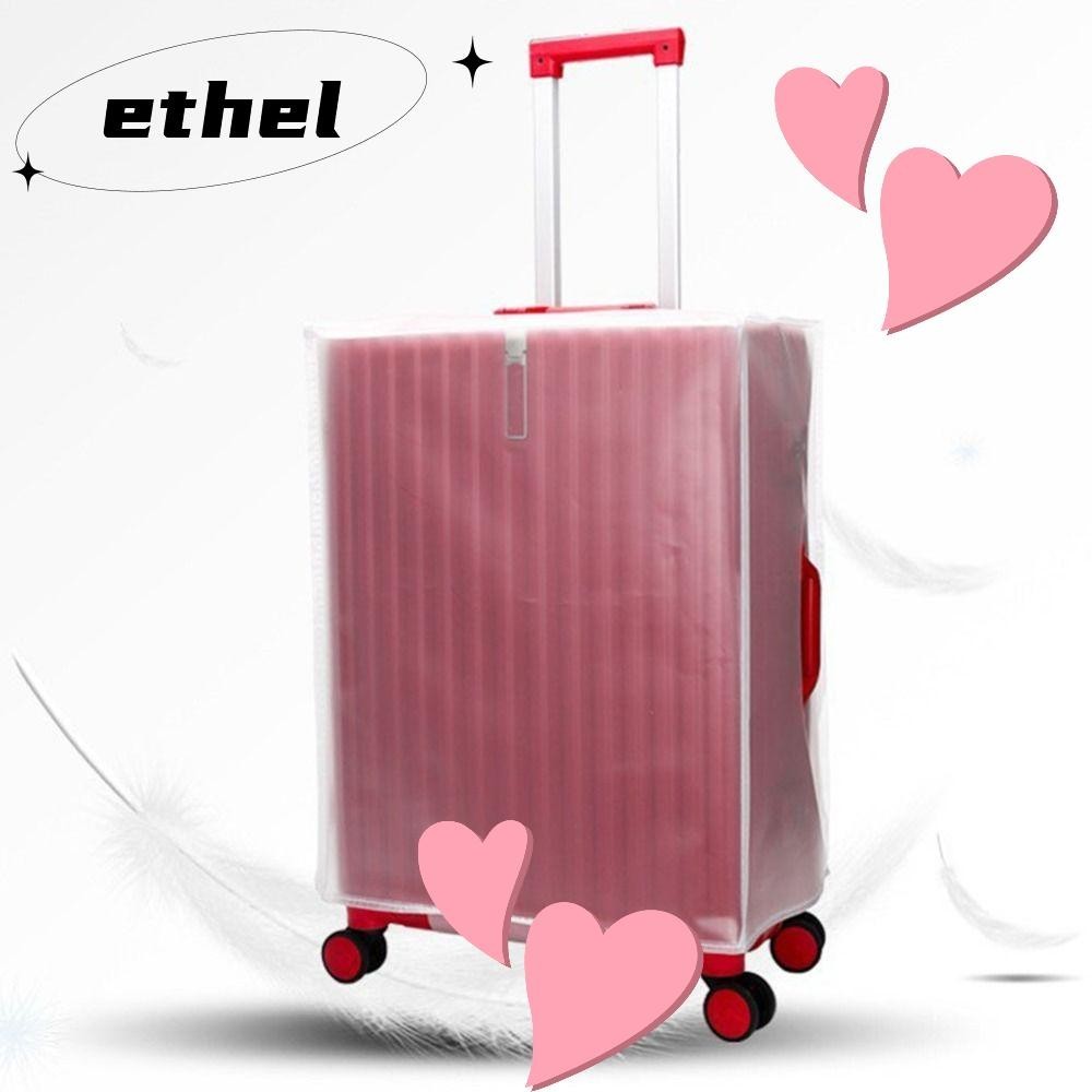 Ethel1 ผ้าคลุมกระเป๋าเดินทาง EVA แบบใส กันน้ํา กันฝุ่น 16-28 นิ้ว