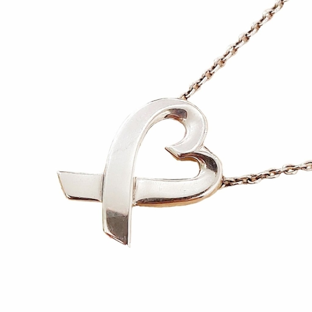 Tiffany &amp; Co. Paloma Picasso Loving Heart Necklace Pendant SV925 Direct from Japan Secondhand