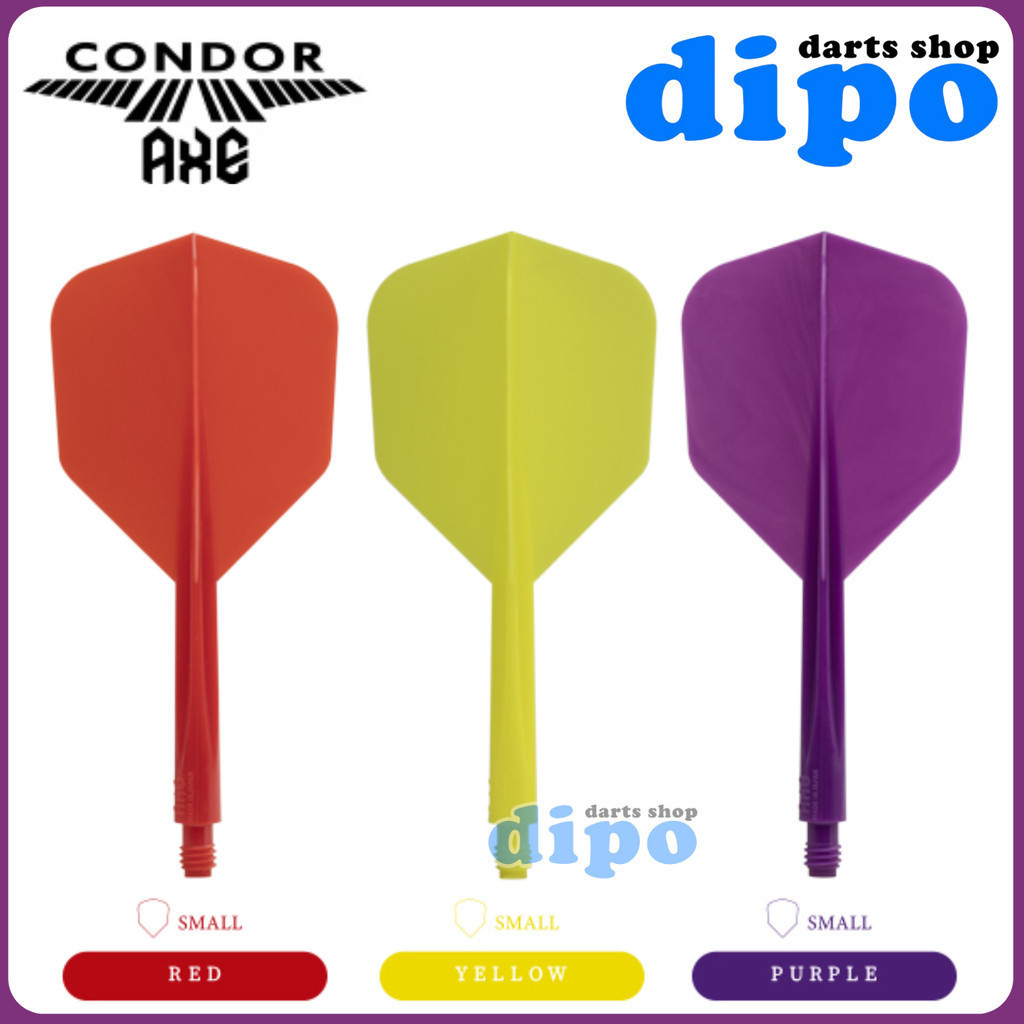 CONDOR AXE COLOR【Small (Shape)】- CONDOR AXE Darts Flight (Hard Material)