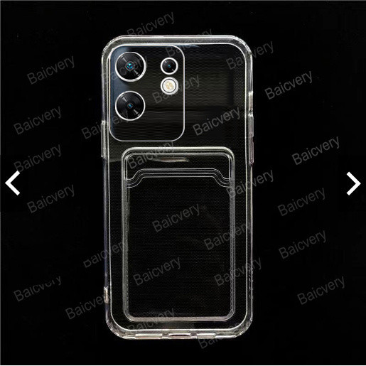 เคสโทรศัพท์มือถือ ซิลิโคนนิ่ม TPU ใส พร้อมช่องใส่บัตร คุณภาพสูง สําหรับ infinix ZERO 30 4G X6731B ZERO 30 5G X6731