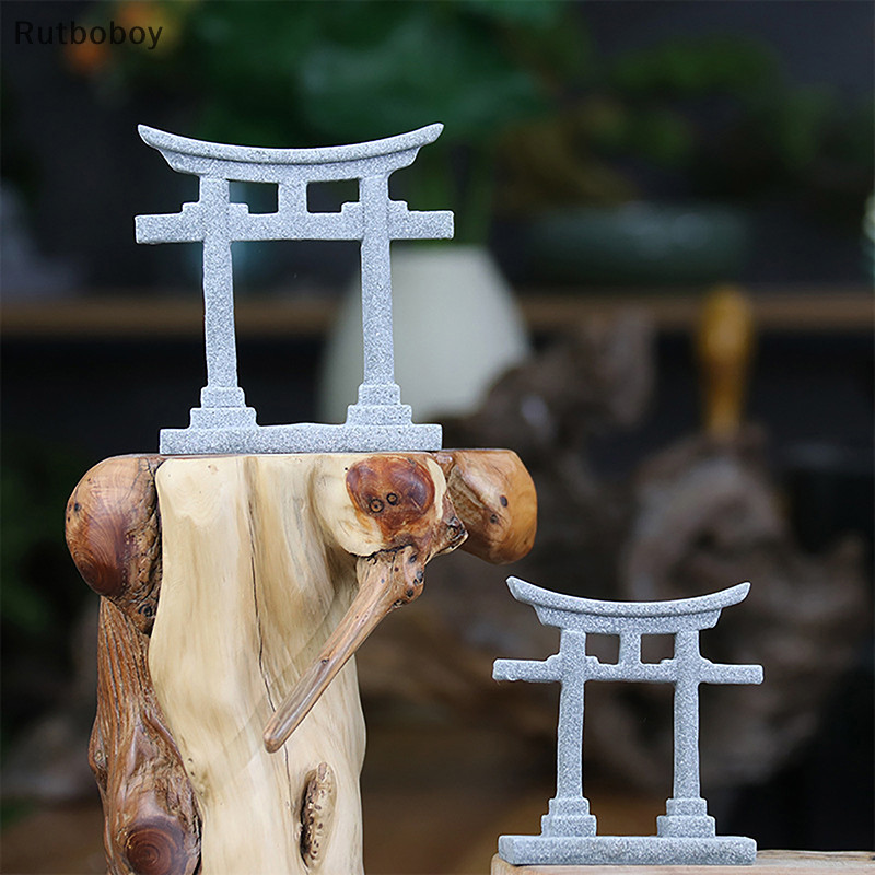 [Rut] Torii ประตูหินทรายจําลอง ขนาดเล็ก สไตล์ญี่ปุ่น สําหรับตกแต่งตู้ปลา สวน ศาลเจ้า สวนภูมิทัศน์ COD ราคา ถูกที่สุด ดีลบีเคเค แกลเลอรีภาพที่ 3