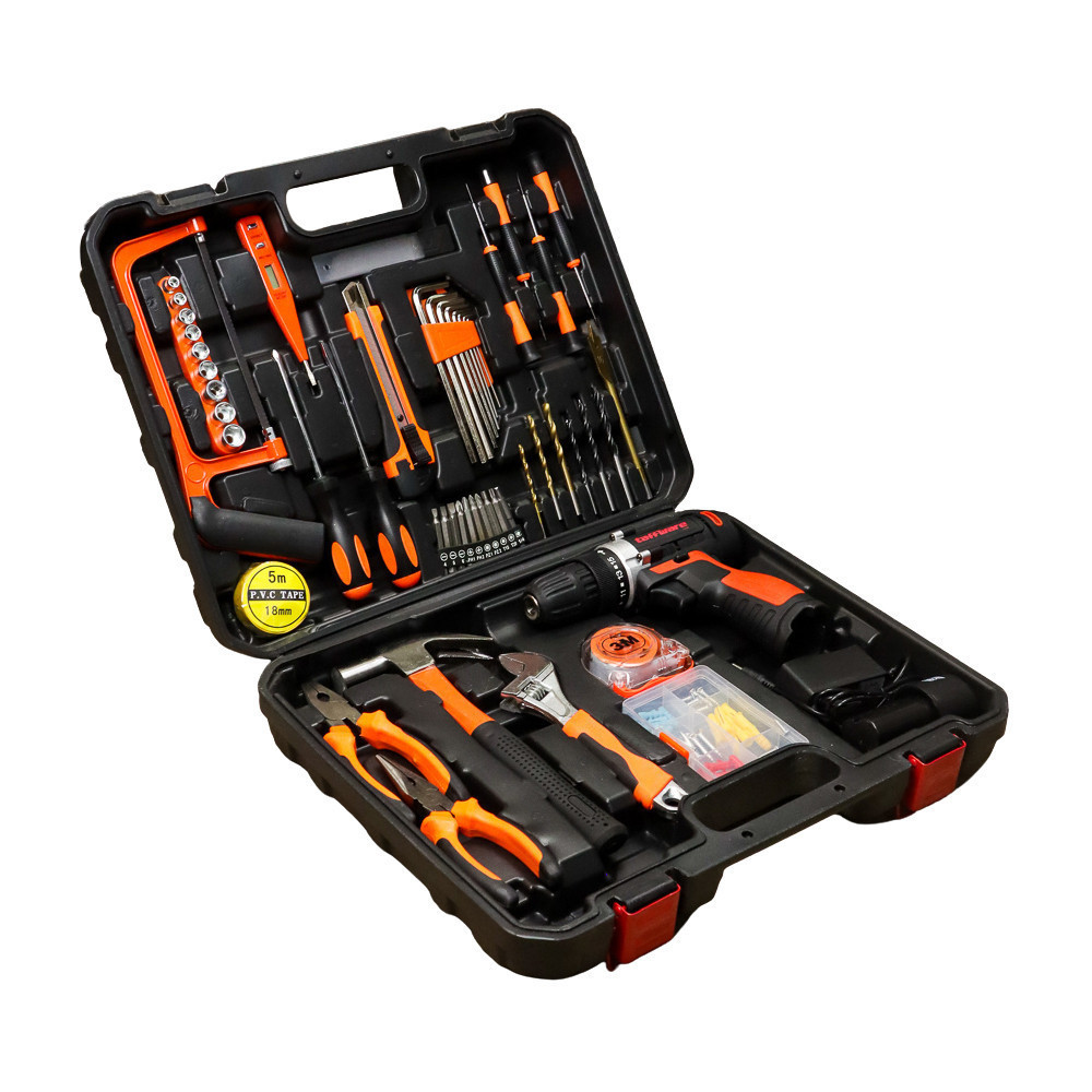 57 ใน 1 ประแจ ไขควง คีม ชุดสว่านไฟฟ้า เครื่องมือ - ทซ168