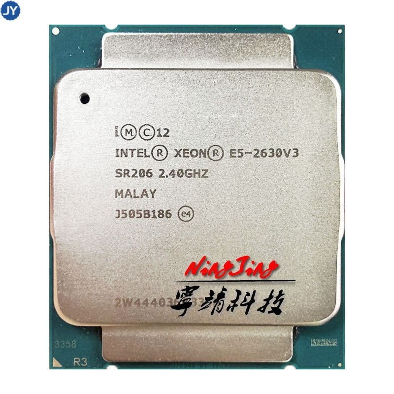 【พร้อมส่ง】intel Xeon โปรเซสเซอร์ CPU e5-2630v3 e5 2630v3 e5 2630 V3 2.4 GHz 8-core 16 เกลียว 20 ม. 85W LGA 2011-3