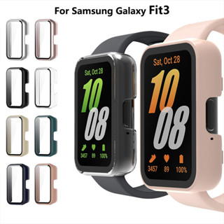 เคส PC แบบแข็ง + เคสกระจกนิรภัย สําหรับ Samsung Galaxy Fit3 …