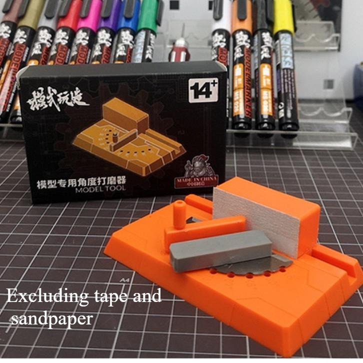 Mswz MS055 Multi Angle Sanding Slider สําหรับ Gundam Gunpla Mecha DIY ทําเครื่องมืองานอดิเรกอุปกรณ์เสริม 180° เครื่องมือโปแลนด์รุ่นปรับได้