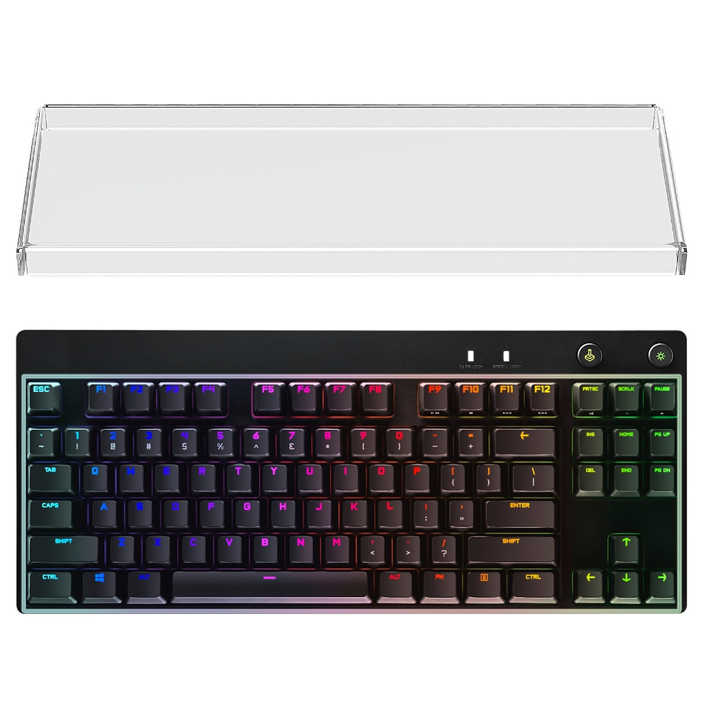 Geekria TKL คีย์บอร์ดอะคริลิคฝาครอบกันฝุ่นสําหรับคีย์บอร์ดไร้สาย 87 คีย์ขนาดกะทัดรัด 80% เข้ากันได้ก
