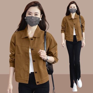 เสื้อโค้ทขนแปรงวินเทจใส่ด้านนอกสำหรับฤดูใบไม้ร่วงเสื้อแฟชั่น…