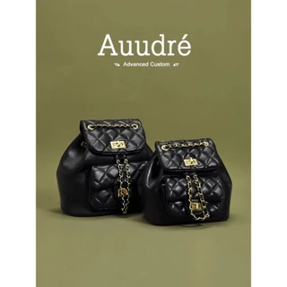 Auure กระเป๋าเป้สะพายหลังด้ายเย็บปักถักร้อยเพชรผู้หญิง 2026 สไตล์ใหม่กระเป๋าเป้สะพายหลังขนาดเล็ก Outing Travel กระเป๋านักเรียน