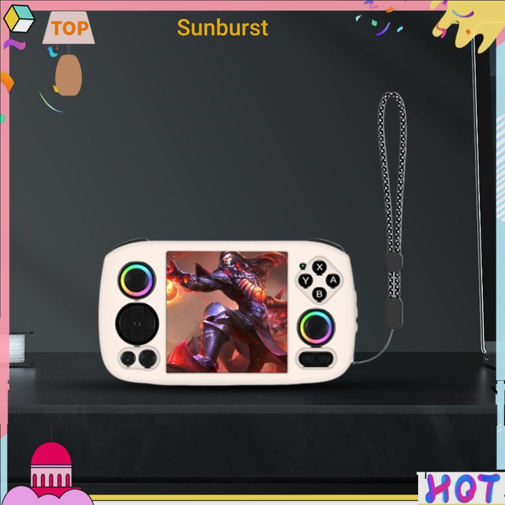 เคสซิลิโคนกันกระแทกสําหรับคอนโซลเกมมือถือ ANBERNIC RG Cube [Sunburst11.th]