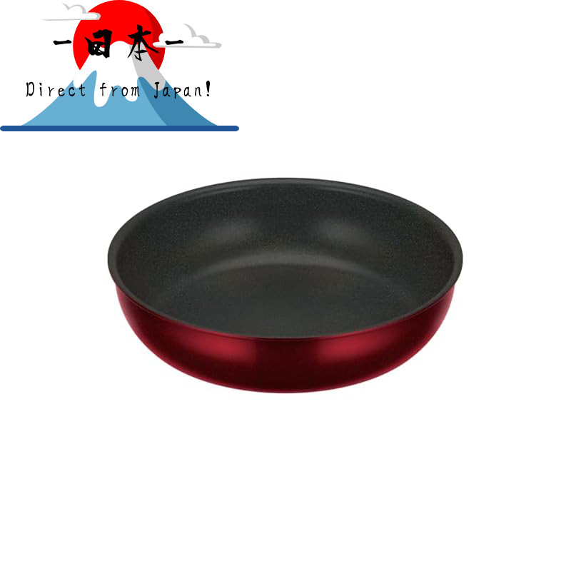 [Direct from Japan]
Thermos Durable Series Detachable Handle Frypan KVD IH/Gas Compatible Deep Red K