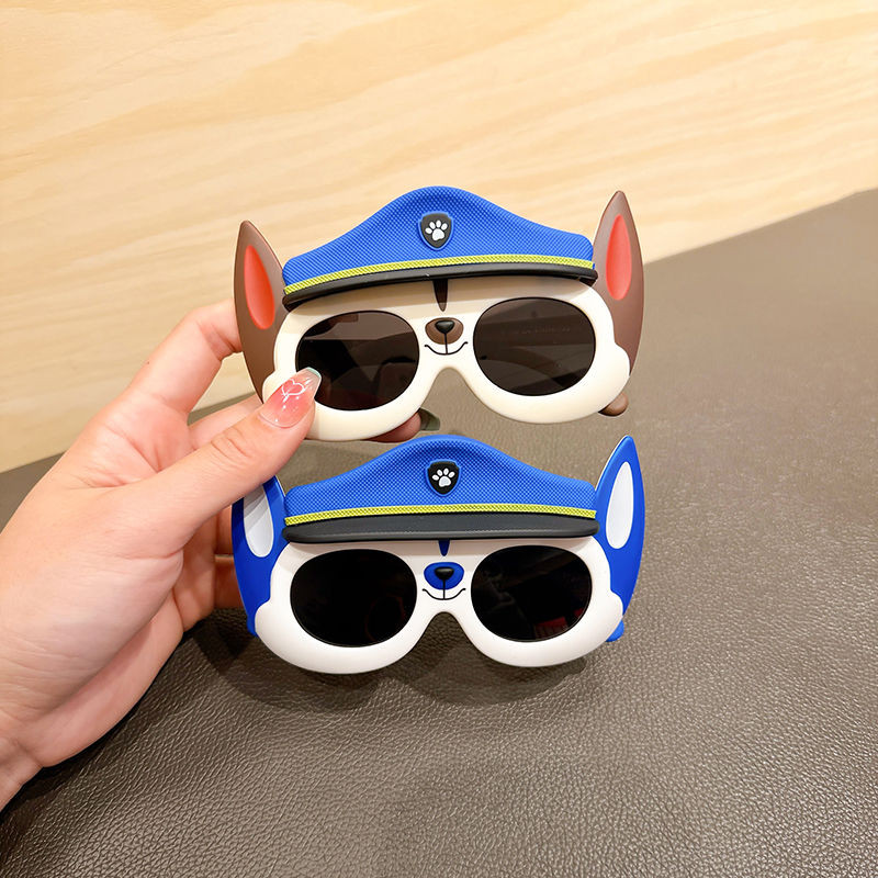 paw patrol วังทีมแว่นตาเด็กการ์ตูนซิลิโคนแว่นกันแดดโพลาไรซ์ของเล่นแว่นกันแดดบังแดด