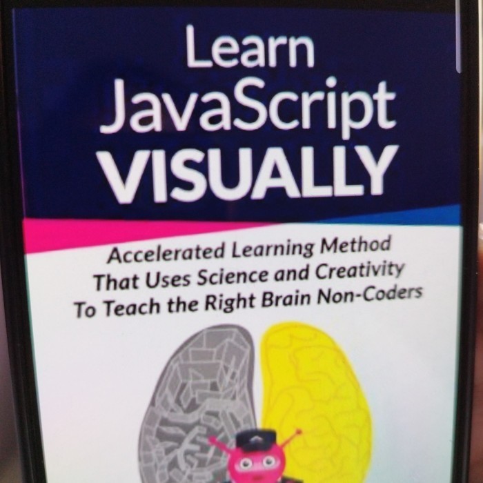 หนังสือใหม่เรียนรู้ JavaScript Visually G