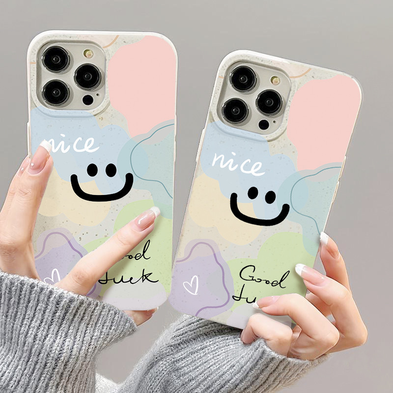 สำหรับ iPhone 11 13 For เคสไอโฟน 14 15 12 Pro Max X XS XR 6 7 8 14 15 Plus 12 13MINI GOOD LUCK รุ่น TPU กรณีซิลิโคนนุ่ม