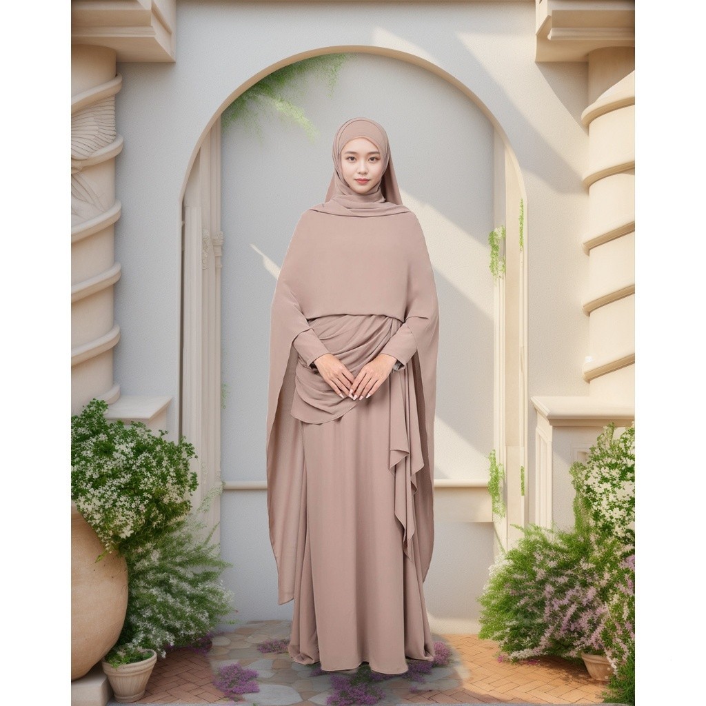 Aria Dress Abaya KLASIK raya 2023 Abaya ชุดเดรสยาว ผ้าลูกไม้ พรีเมี่ยม สําหรับสตรี 2023 JJ0O