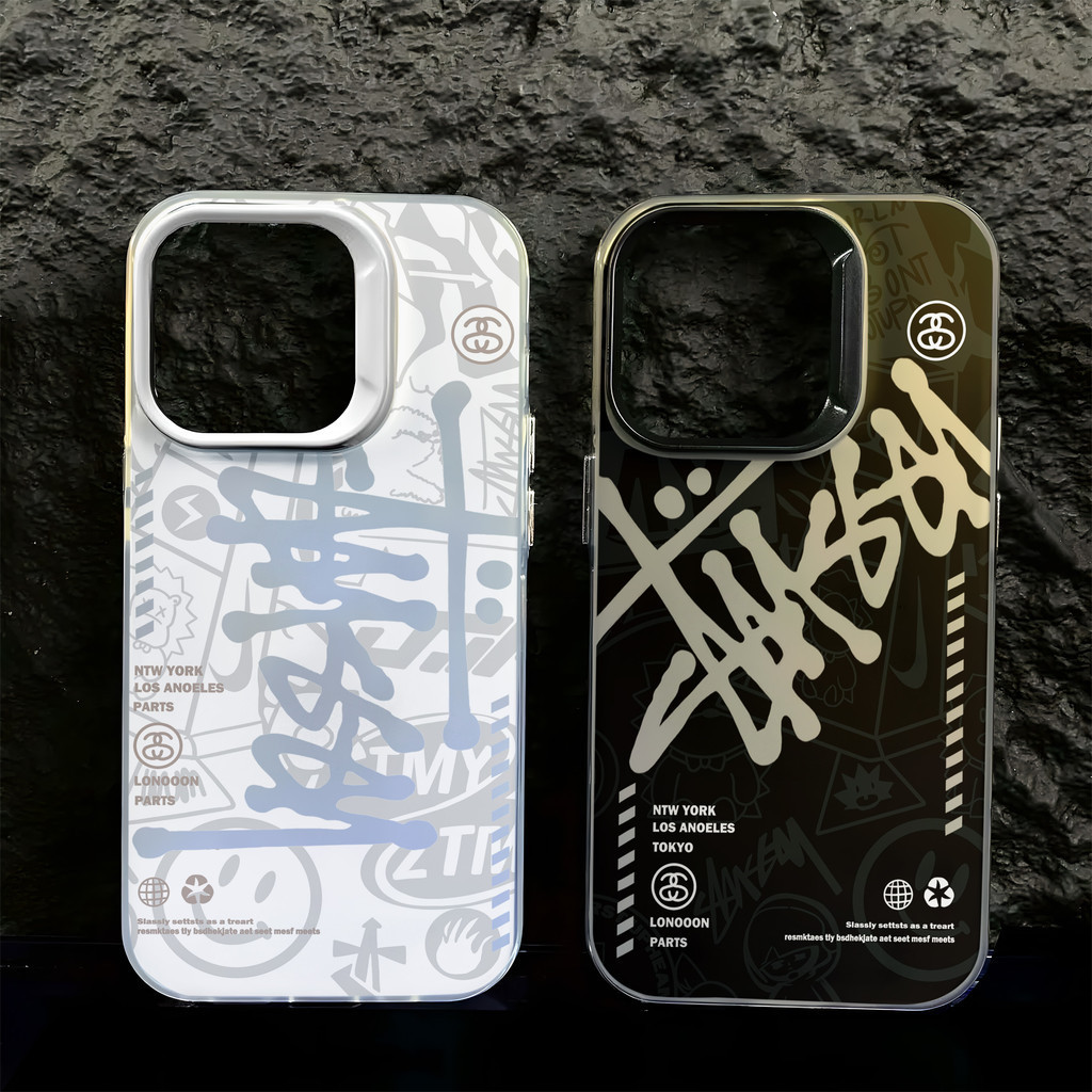 แบรนด์เทรนด์ เคสสําหรับiphone 16 15 Pro Max 14 XR 13 11 12 Pro Max 8 7 6 6S Plus X Xs Max Se 2020 13 12 11 แบรนด์อินเทรนด์ซิลิโคนอ่อนนุ่มกรณี