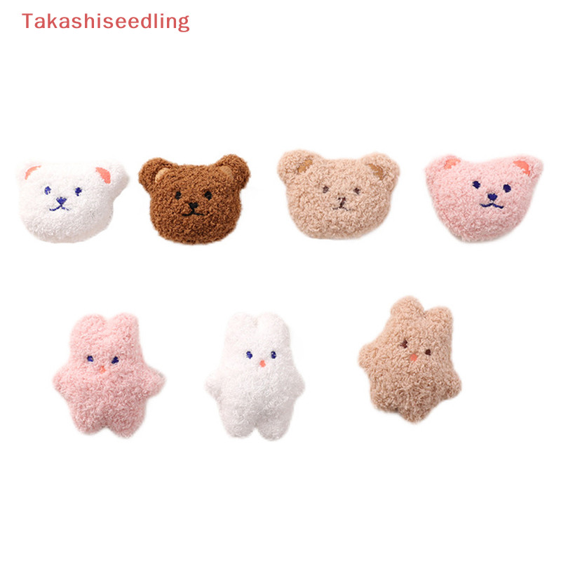 (Takashiseedling) เข็มกลัด จี้ตุ๊กตาหมีน่ารัก แบบนิ่ม สําหรับห้อยเสื้อ เครื่องแบบนักเรียน เสื้อผ้า หมวก กระเป๋า