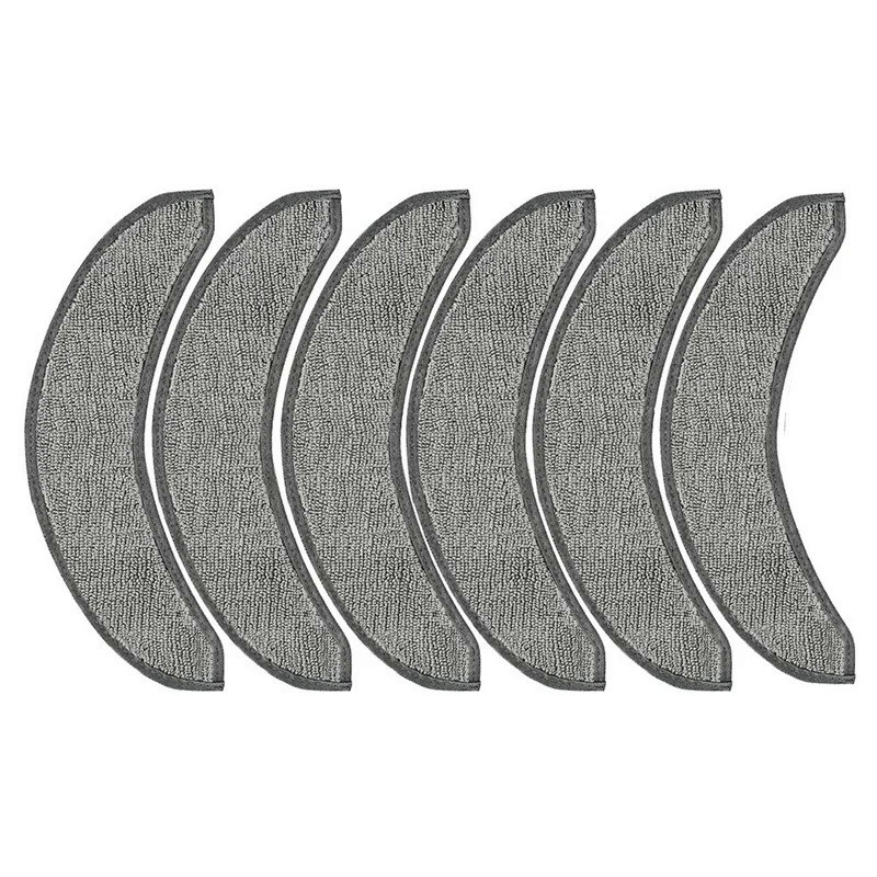 6 Pack Replacement Mop Pads For Irobot Roomba Combo J7 J7+ J9 Robot Vacuum, Reusable Microfiber Mopp