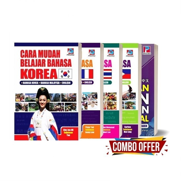 Save the World Language Combo: Easy Ways To Learn Korean, Thai, Philippines, Mandarin (เรียนง่าย) BU