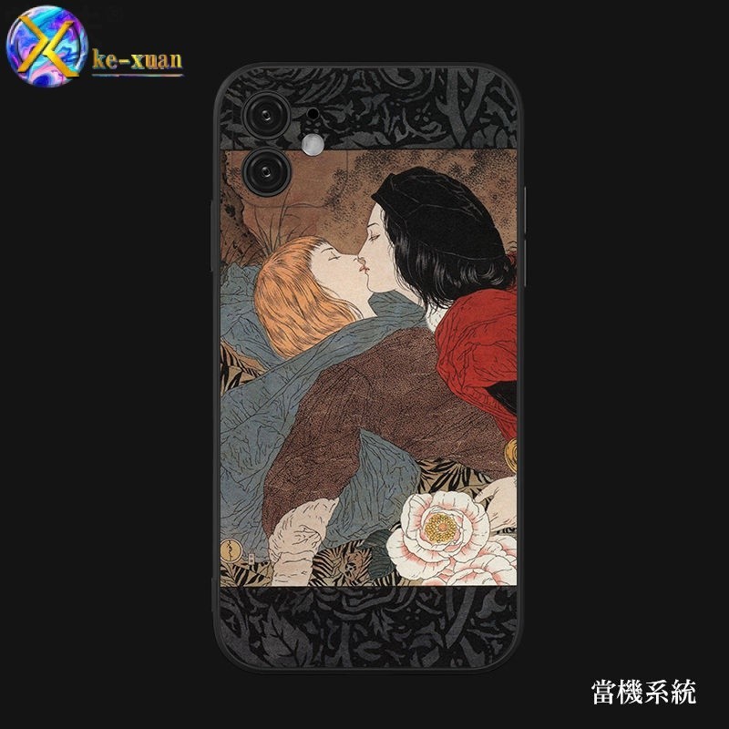 Yamamoto Gaoyuan Hunter Weird Ukiyo-e เคสโทรศัพท์มือถือ ป้องกัน สองมิติ สําหรับ Apple Iphone 12 14 15 7 8 Redmi ML8I