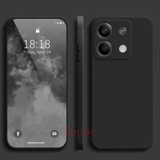 Case Poco M6 Pro/Poco X6/PocoC65/Poco X5 Pro/Poco X5 5G/PocoX6 Pro สีทึบซิลิโคนเหลวป้องกันการตกเคสโทรศัพท์ YT