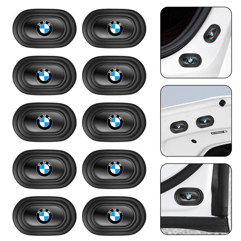 12 ชิ้น BMW ใหม่ ลูกยางกันกระแทก ประตูรถกันกระแทก สติ๊กเกอร์กันประแทก ที่ติดกันกระแทก ปะเก็นดูดซับแร