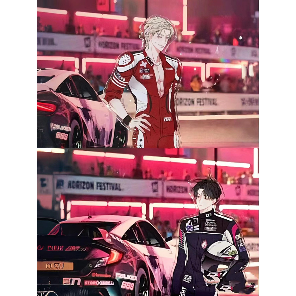 เกาหลี BL Manhwa น้ําต่ําใน Twilight อะนิเมะอะคริลิค Yeo Taeju Kim Euihyun โต๊ะอุปกรณ์ตกแต่งห้องคอลเ