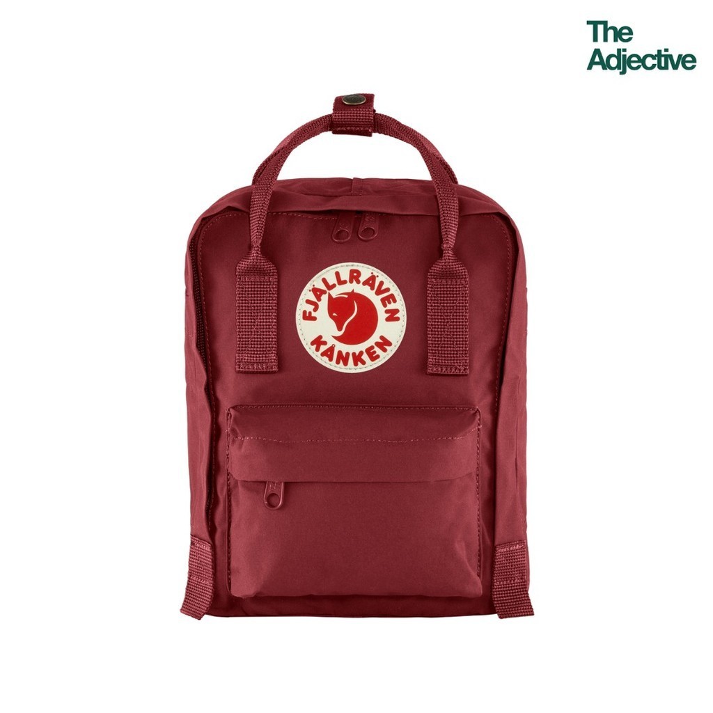 Fjallraven/ Kanken Mini โทนสีแดง /เป้ Kanken ไซส์มินิ (เป้คองเก้น) กระเป๋าสะพายหลัง กระเป๋าแบคแพคจากสวีเดน