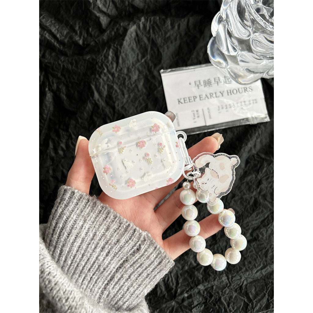 Cat Fragmented เหมาะสําหรับ Airpods4 Airpods1/2 3 Pro2 ชุดหูฟังไร้สายบลูทูธป้องกันกรณี AirPods Pro2 4 3 หูฟังป้องกันกรณี