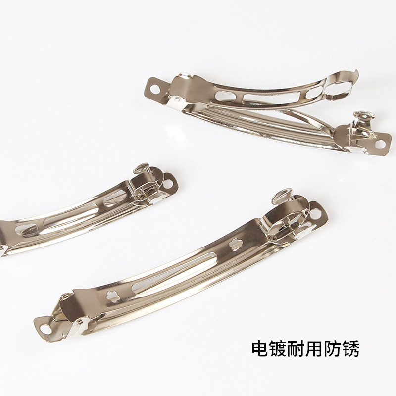 ขายตรงจากโรงงาน Wenzhou คลิปหนีบด้านหลัง แบบแบน ขนาด 4~8 ซม. สําหรับเครื่องประดับ DIY - รูปที่ 6