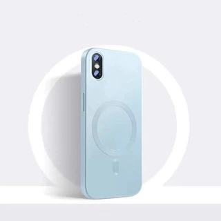 ใหม่ เคสโทรศัพท์มือถือ ซิลิโคน ชุบไฟฟ้า แม่เหล็ก กันกระแทก สําหรับ iPhone X XS Max xr 11 12 13 Pro Max 7 8 Plus