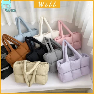 【จัดส่งในพื้นที่】กระเป๋าถือ กระเป๋าสะพายไหล่ ขนาดใหญ่ จุของได้เยอะ ทรงโท้ท ลายก้อนเมฆ สําหรับสตรี