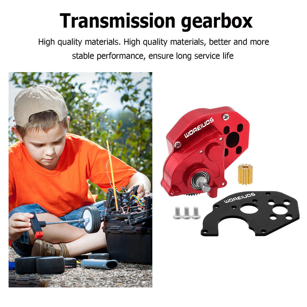 [Virgil.th] เคสกล่องเกียร์ อะลูมิเนียมอัลลอย สําหรับรถไต่หินบังคับ Axial SCX24 1/24