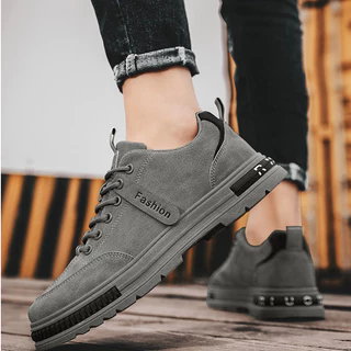 รองเท้าผ้าใบลำลองผู้ชาย พื้นหนา กันลื่น มี 3 สี ไซส์ 39-44