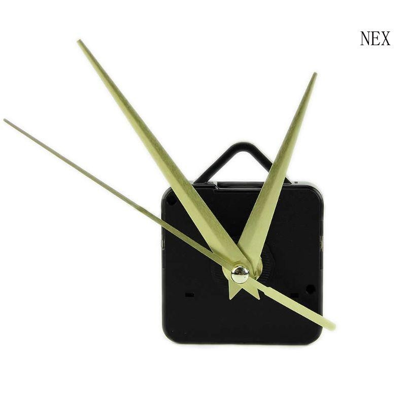 Nex ชุดกลไกนาฬิกาควอตซ์ พร้อมเข็มนาฬิกาแขวนผนัง ใช้แบตเตอรี่ ไร้เสียง แบบเปลี่ยน DIY