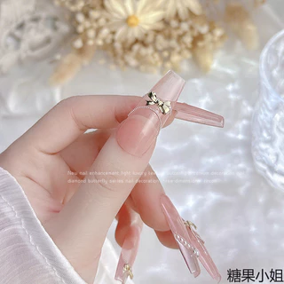 โลหะผสม กุทัณฑ์ แต่งเล็บเครื่องประดับ 10 ชิ้น ร้อนขายทองเงินผูกโบว์ขนาดเล็กทุกการแข่งขันคริสต์มาสเล็บเพชรอุป