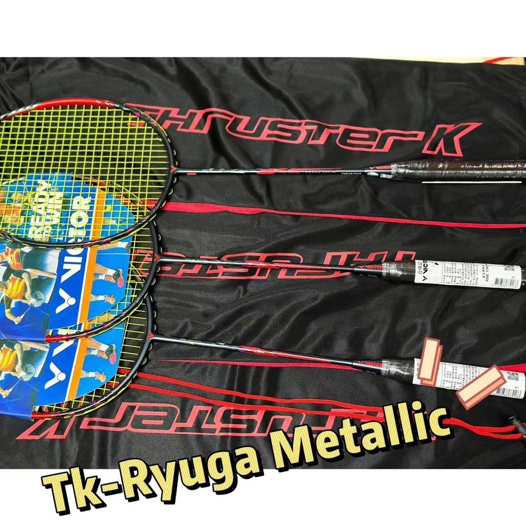 ไม้แบดมินตัน VICTOR TK-Ryuga Metallic สีดํา