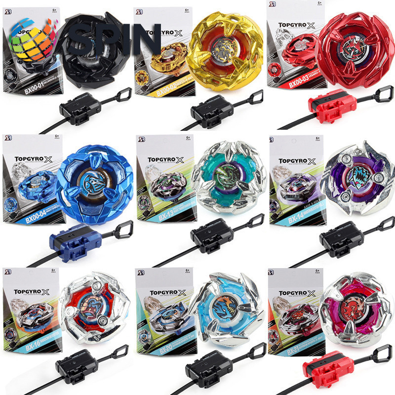 เบย์เบลด x BX-14 Shark Edge BX-19 BX-20 Dran Dagger BX-21 Hells Chain Gyro X พร้อม Launcher Grip ชุด