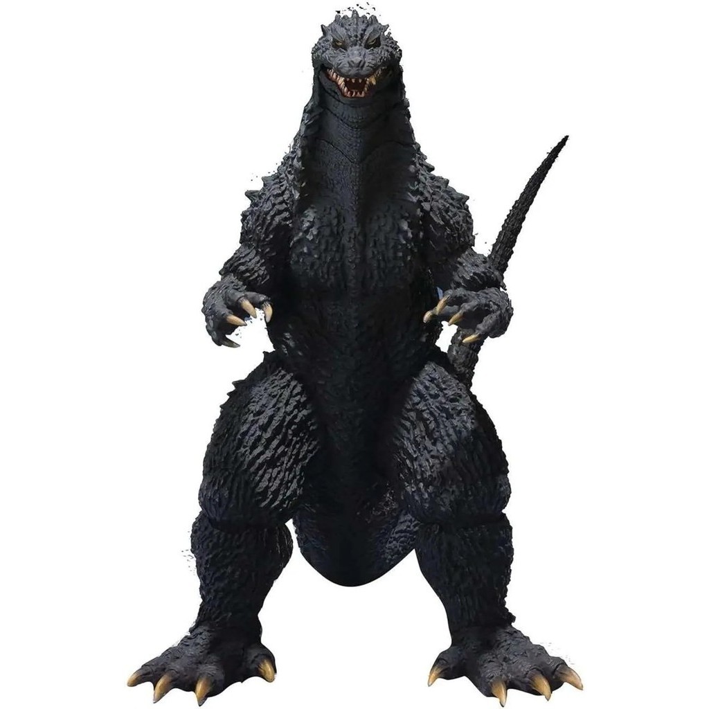 S.h.monster Arts Godzilla × Mecha Godzilla Godzilla (2002) ภาพวาด PVC และ ABS ประมาณ 155 มม.
