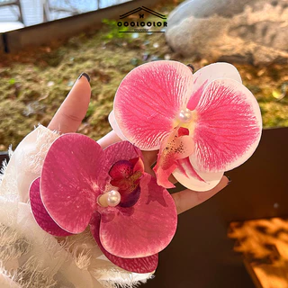 ในไทย💖กิ๊บติดผมรูปกล้วยไม้ดอกไม้ใส่สวยๆเหมาะกับซัมเมอร์วันสงกรานต์สําหรับผู้หญิง.coolcolor.th-COD