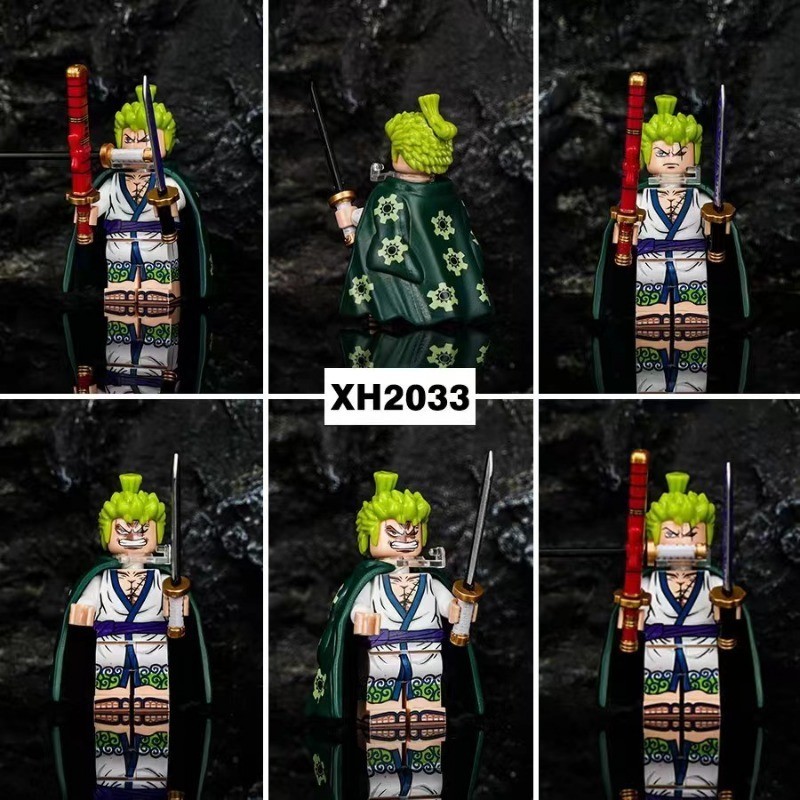 ของเล่นตัวต่อฟิกเกอร์ อนิเมะวันพีช Luffy Nico Robin Zoro Chopper Sanji Yamato Usopp Nami Zeus ขนาดเล็ก ของขวัญ สําหรับเด็ก