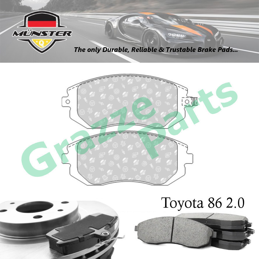 Münster แผ่นดิสก์เบรคด้านหน้าสําหรับ Toyota 86 2.0 ZN6 2012-2022