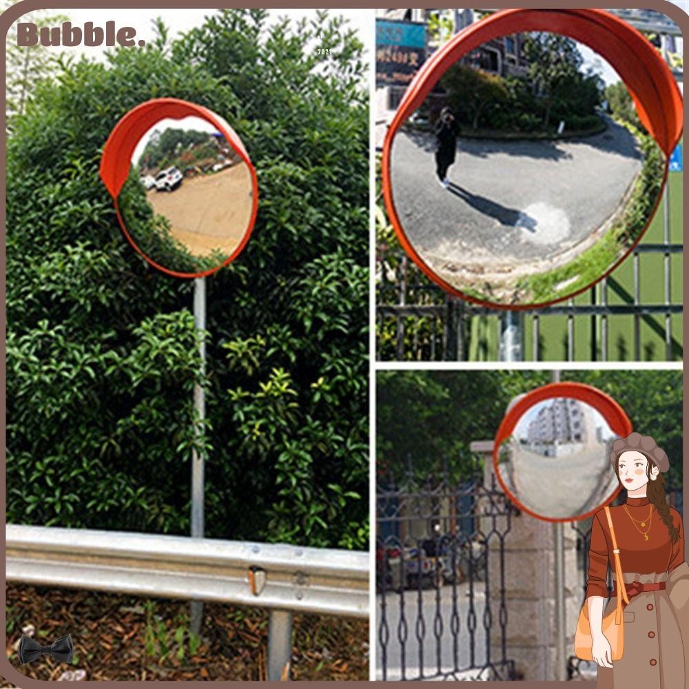 Bubble กระจกมองข้าง มุมกว้าง ทรงโค้ง สีส้ม สําหรับจราจร