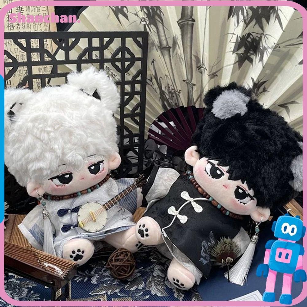 Shanchan ชุดเสื้อโค้ท ผ้าฝ้าย 20 ซม. สไตล์จีนโบราณ สําหรับตุ๊กตา DIY