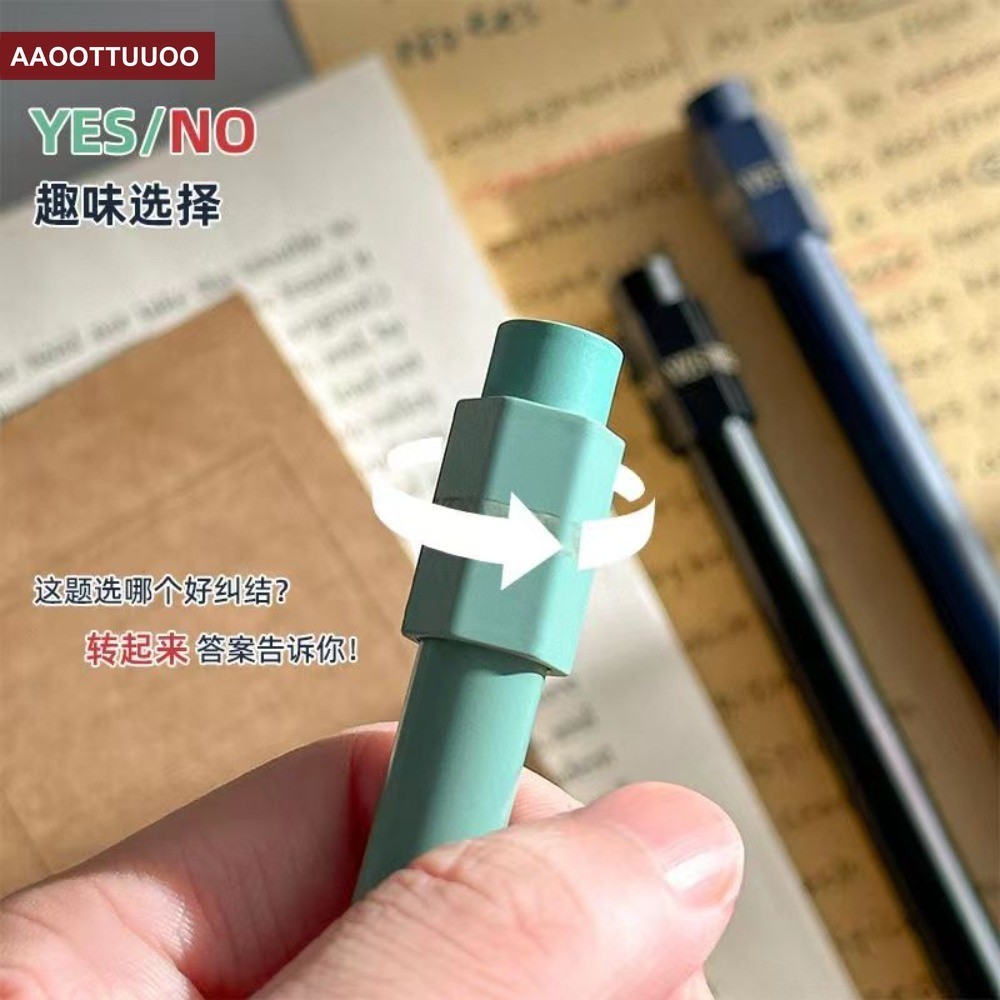 Yes/no ปากกาสอบ แบบหมุนได้ สําหรับนักเรียน