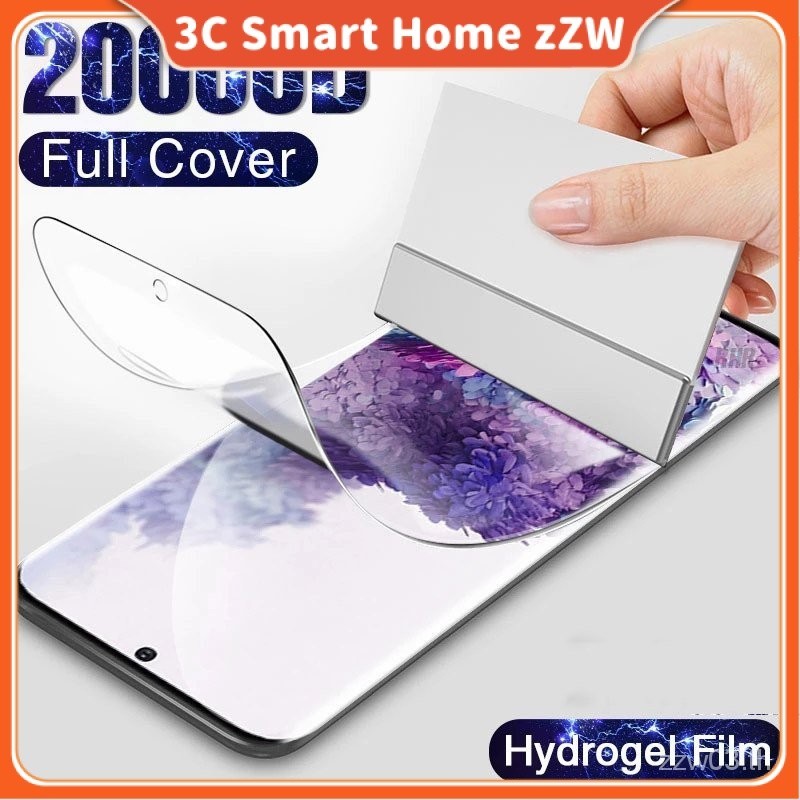 คุณภาพสูง HD Hydrogel ฟิล์มสําหรับ Samsung Galaxy S26 S25 S24 S23 S22 S21 S20 Ultra S10 S8 S9 Plus หมายเหตุ 20 10 9 8 Ultra A17 A16 A56 A25 A15 Full Soft TPU ป้องกันหน้าจอฟิล์ม