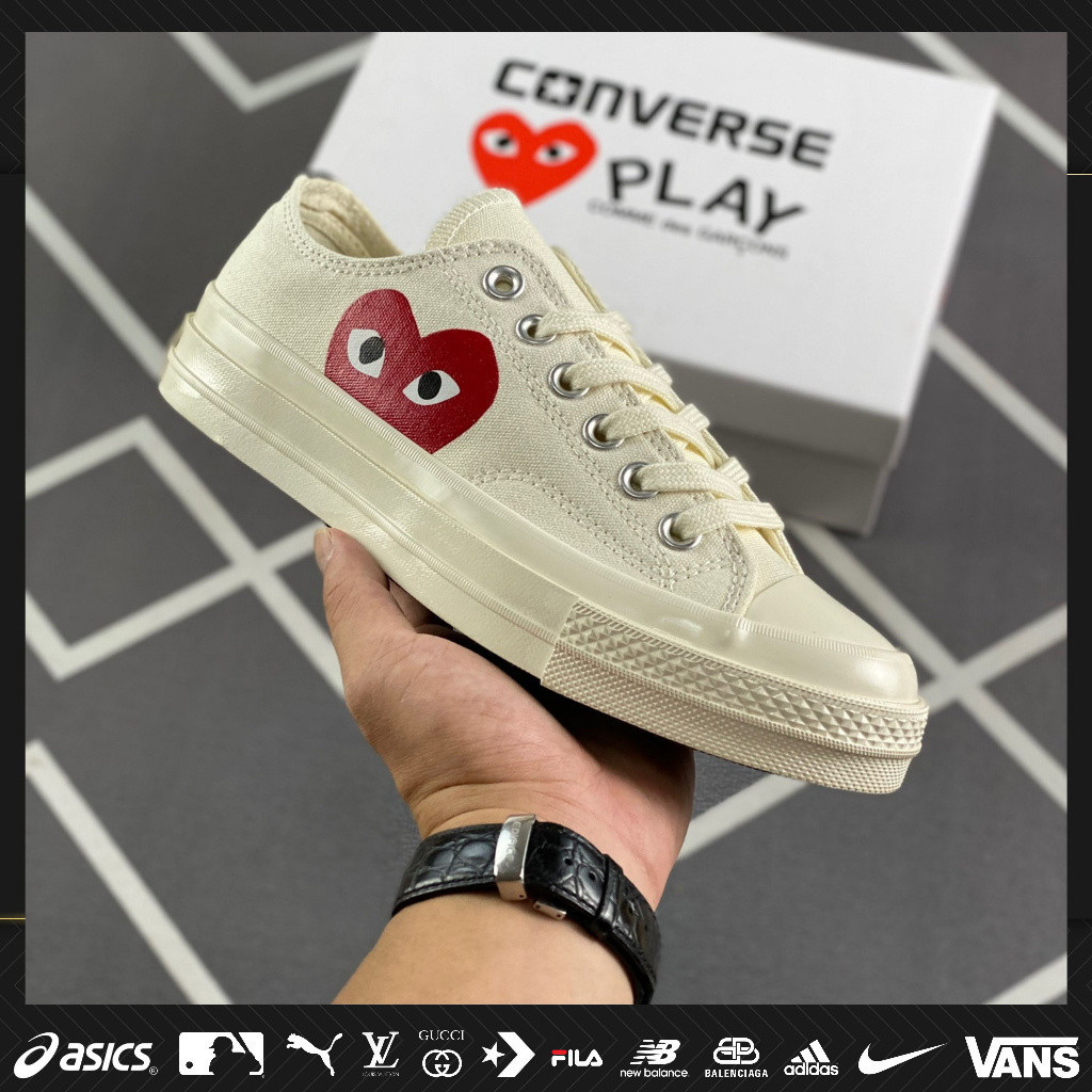 Nikeshoe best * like * auth like * รองเท้าผ้าใบ คุณภาพแท้ * _ converse comme des gardolons play x_ converse _ Chuck 70 low 150206Cnk